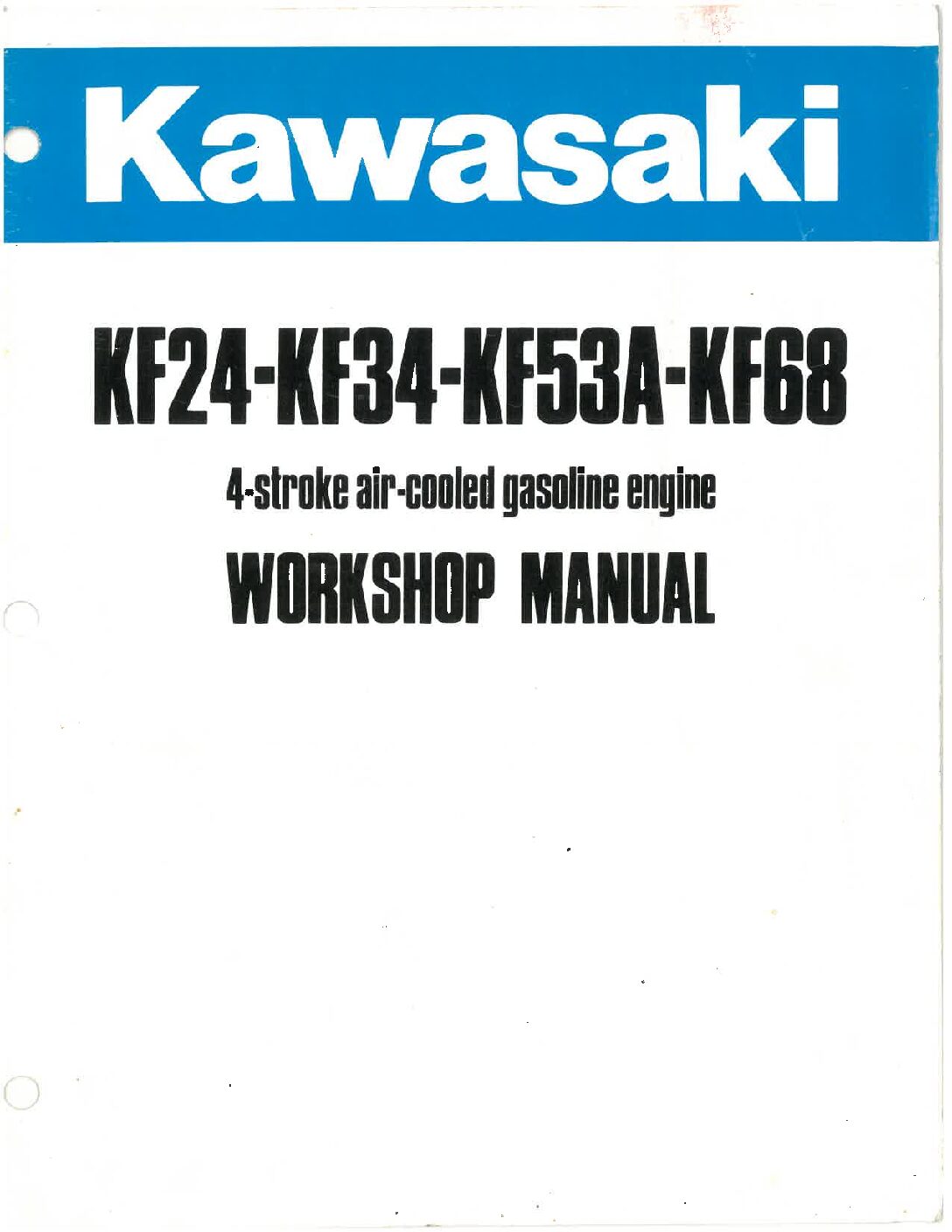 Kawasaki KF24-KF34-KF53A-KF68 – Manuel d&rsquo;atelier